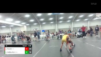 72 lbs Round 9 (10 Team) - Jacob Naylor, Diamond Fish vs Jamen Haliburton, Rebellion