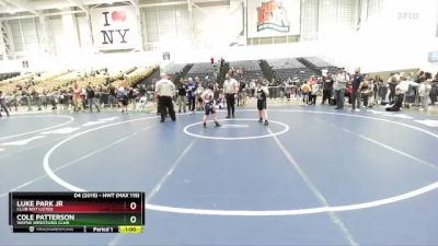 Cons. Semi - Cole Patterson, Wayne Wrestling Club vs Luke Park Jr, Club Not Listed