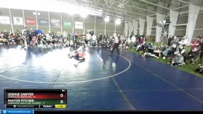 54 lbs Quarters & Wb (16 Team) - Paxton Pitcher, Sanderson Wrestling Academy vs Joshue Sawyer, Salem Elite Wrestling