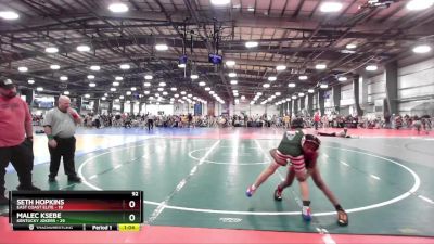 92 lbs Rd# 4- 2:00pm Friday Final Pool - Malec Ksebe, Kentucky Jokers vs Seth Hopkins, East Coast Elite