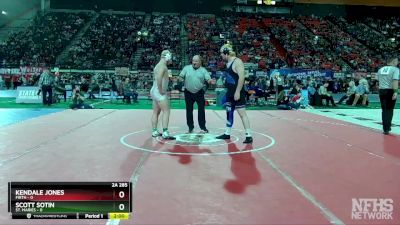 2A 285 lbs Quarterfinal - Kendale Jones, Firth vs Scott Sotin, St. Maries