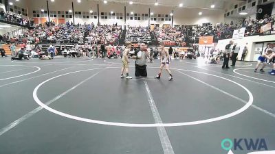 55 lbs Consolation - Donnie Whitenack, Pryor Tigers vs Barrett Ellis, Salina Wrestling Club