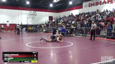 195 lbs Quarterfinal - Eli Green, Alta Loma vs Diego Morales, Palm Desert