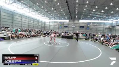 285 lbs Quarters & 1st Wb (16 Team) - Kyler Kuhn, Missouri Red vs Alfredo Fowler, Minnesota Red