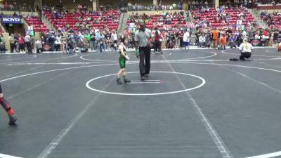 49 lbs Champ. Round 2 - Nolan Rowe, Nebraska Wrestling Academy vs Kolby Zeller, Mulvane Jr. Wrestling Club