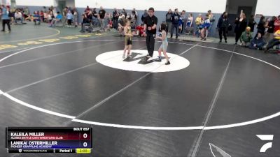 65 lbs Rr1 - Lanikai Ostermiller, Pioneer Grappling Academy vs Kaleila Miller, Alaska Battle Cats Wrestling Club