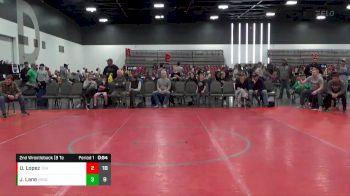95 lbs 2nd Wrestleback (8 Team) - Jaxson Lane, Minions Green (GA) vs Urijah Lopez, Team Ohio (OH)