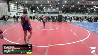 129 lbs Round 2 - Jack Sawyer, Great Bridge vs Ryan Webber, Prince George Youth Wrestling