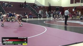 136-137B 1st Place Match - Jaden DeHeus, Xavier, Cedar Rapids vs Eli Cash, Solon