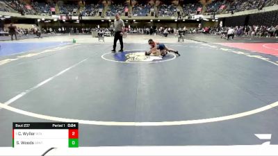 101 lbs Champ. Round 2 - Colton Wyller, Marmion vs Symon Woods, Washington