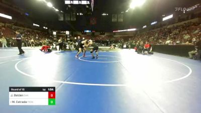 150 lbs Round Of 16 - Jacob Belden, San Clemente vs Miguel Estrada, Frontier