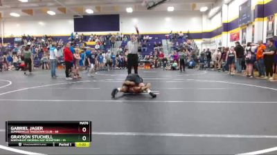 100 lbs Round 2 - Gabriel Jager, Summerville Takedown Club vs Grayson Stuchell, Northeast Georgia Mat Monstars