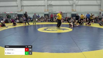 75 lbs Round 7 - Aidyn Cornman, Lil Rebels vs River Miker, Jacket Wrestling Club