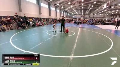 60 lbs Cons. Round 3 - Luke Rains, Liberty Hill Wrestling Club vs Gael Ruiz, El Paso Supers Wrestling Club