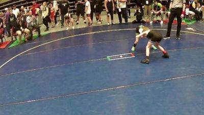 64 lbs Semifinal - Kyler Robinson, Shootbox vs Rowan Brown, Wasatch WC