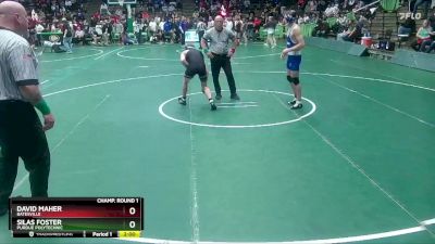 157 lbs Champ. Round 1 - David Maher, Batesville vs Silas Foster, Purdue Polytechnic