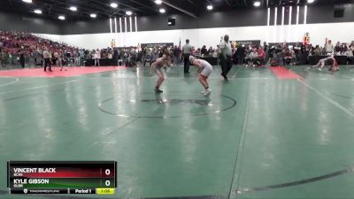 95 lbs Round 3 - Vincent Black, BCHS vs Kyle Gibson, OLBR