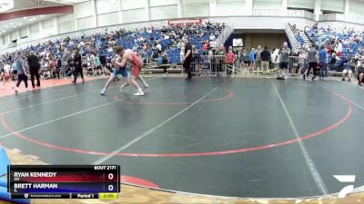 120 lbs Cons. Round 2 - Ryan Kennedy, OH vs Brett Harman, IL