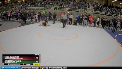 93 lbs Quarterfinal - Jayden Camacho, Hillsboro Mat Club vs Harlow Reyes, Rock Of Redmond Wrestling