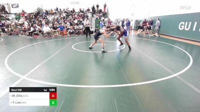 132 lbs Semifinal - Maurice Ellis, Bunnell vs Tynan Lim, New Milford