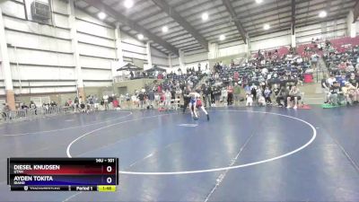 101 lbs Champ. Round 1 - Diesel Knudsen, Utah vs Ayden Tokita, Idaho