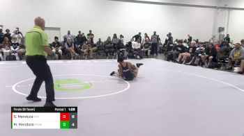 120 lbs Finals (8 Team) - Seth Mendoza, Dynasty vs Moses Mendoza, POWA