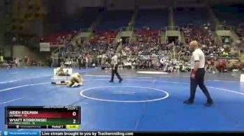 126 lbs Quarterfinals (8 Team) - Aiden Keilman, W2-Minot vs Wyatt Kosidowski, E3-Fargo Davies