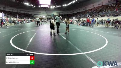 Consi Of 8 #2 - Zane Colston, Salina Wrestling Club vs BLAISE WOODS, Murray County Takedown Club