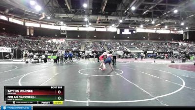 220 lbs Cons. Round 1 - Nolan Darrough, New Plymouth vs Tayton Warnke, Madison