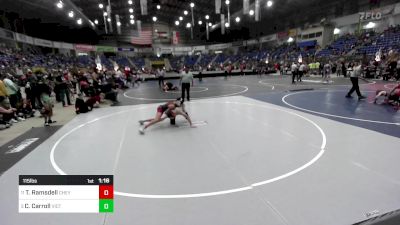 115 lbs Round Of 16 - Trey Ramsdell, Cheyenne Mountain vs Christian Carroll, Victory