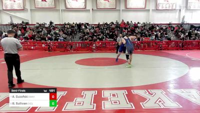 285 lbs Semifinal - Adam Guzofski, Danvers vs Billy Sullivan, Excel Academy