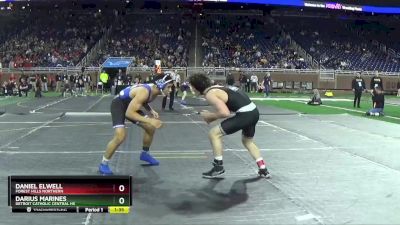 D1-157 lbs Semifinal - Darius Marines, Detroit Catholic Central HS vs Daniel Elwell, Forest Hills Northern