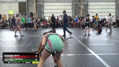 92 lbs Round 2 (6 Team) - Raymond Castillo, Daniel Cormier vs McKinzee Mills, Terps Xtreme