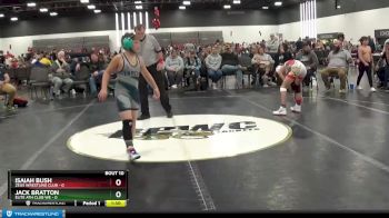 90 lbs Round 3 (8 Team) - Jack Bratton, Elite Ath Club WE vs Isaiah Bush, Zeus Wrestling Club