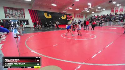 125 lbs Champ. Round 1 - Alicia Corona, Valencia Placentia vs Isabelle Archuleta, Alta Loma