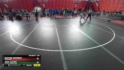 105 lbs Cons. Semi - Easton Oswskey, Wisconsin vs Zion Alstat, DC Elite Wrestling