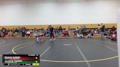 64 lbs Round 3 - Reagan Parrish, Legacy Elite Wrestling vs Calhoun Tannery, JET Wrestling Club