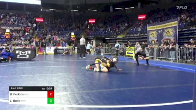 67 lbs Quarterfinal - Baylor Perkins, Valley vs Logan Buck, Wattsburg