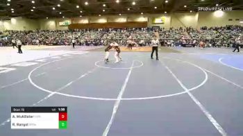 136 lbs Semifinal - Analeese McAllister, Concede Nothing vs Riley Rangel, Ripon