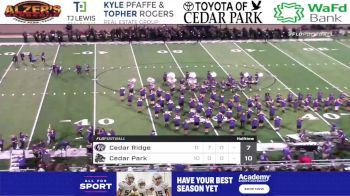 Replay: Cedar Ridge HS vs Cedar Park HS - 2021 Cedar Ridge vs Cedar Park | Sep 3 @ 7 PM