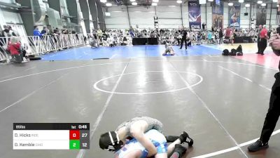 85 lbs Rr Rnd 2 - Deacon Hicks, Ride Out Green vs Damien Kemble, Ohio Titan