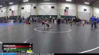 50 lbs Round 2 (6 Team) - Kyson Fulton, G.I. Grapplers Gold vs Bayler Linhart, Team Zapas
