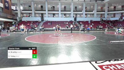 197 lbs Quarterfinal - Anthony Bradley, Maryland - UNATT vs Cole Tolley, West Virginia