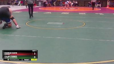 2 - 215 lbs Semifinal - Tyler Forbes, Central (Woodstock) vs Charlie Davis, Radford