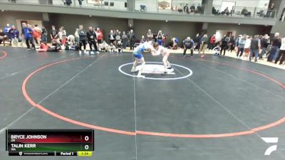 132 lbs Cons. Round 2 - Bryce Johnson, OR vs Talin Kerr, WA