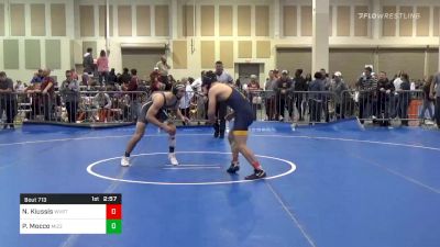 3rd Place - Nick Kiussis, West Virgina-UN vs Peyton Mocco, Missouri