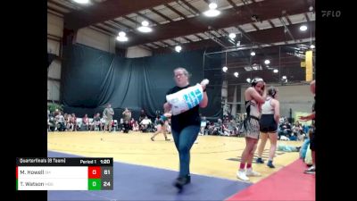 164 lbs Quarterfinals (8 Team) - Makenna Howell, Black Mambas vs Temprence Watson, Missouri BattleGear White