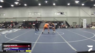 145 lbs Semis & 3rd Wb (16 Team) - Kannon Webster, Illinois vs Logan W. Paradice, Georgia Red