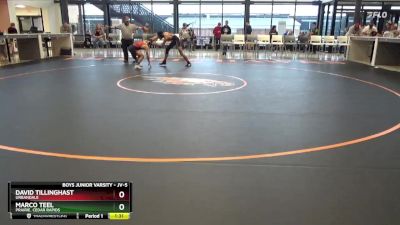 JV-5 lbs Round 1 - David Tillinghast, Urbandale vs Marco Teel, Prairie, Cedar Rapids