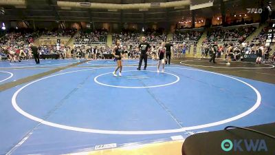 70 lbs Quarterfinal - Blakelee Smith, Hinton Takedown Club vs Nayeli Rojas, Team Tulsa Wrestling Club